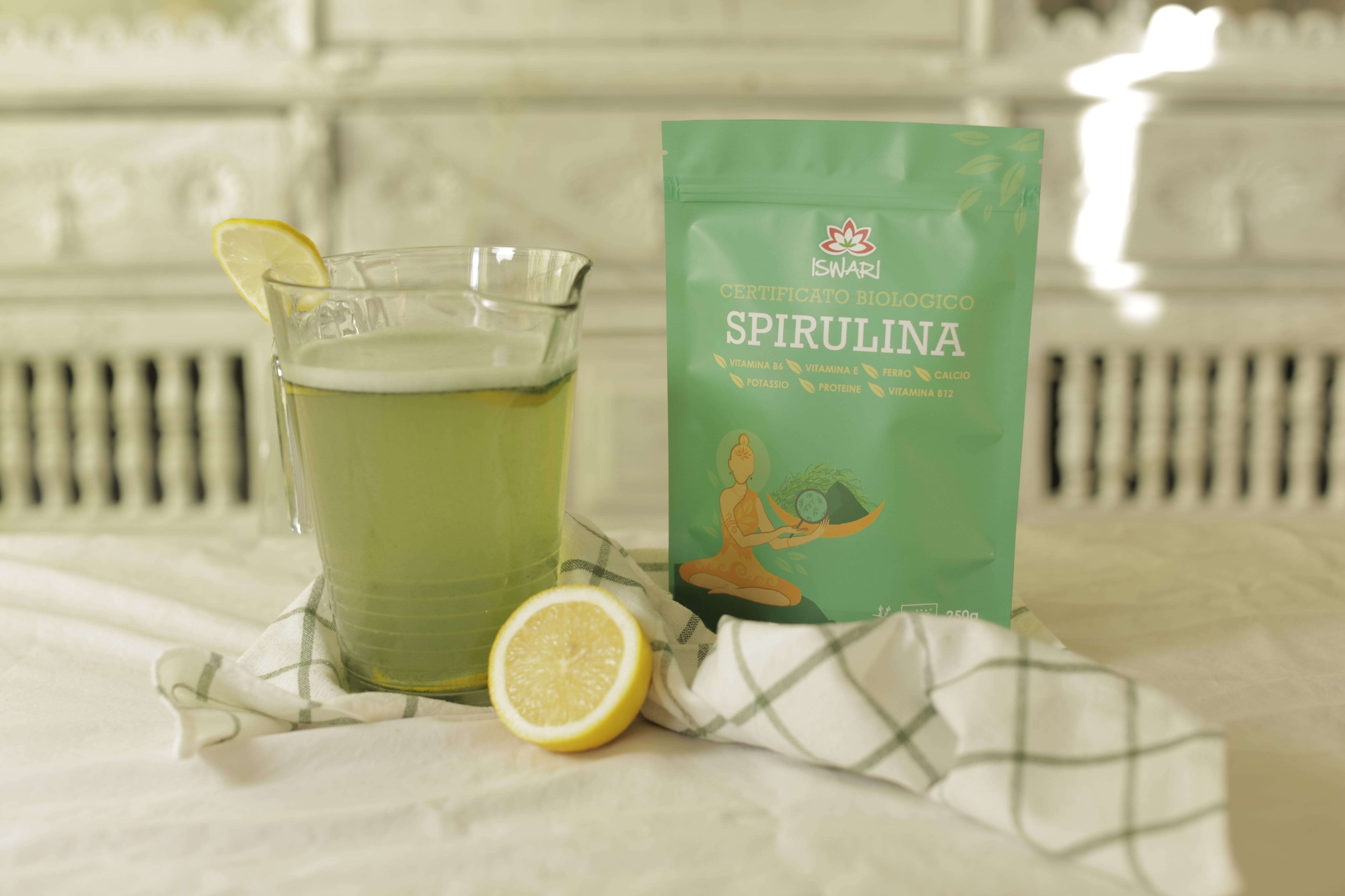 Limonada Detox com Spirulina